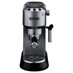 De’Longhi EC680.M Dedica Pump Espresso Coffee Machine, Stainless Steel